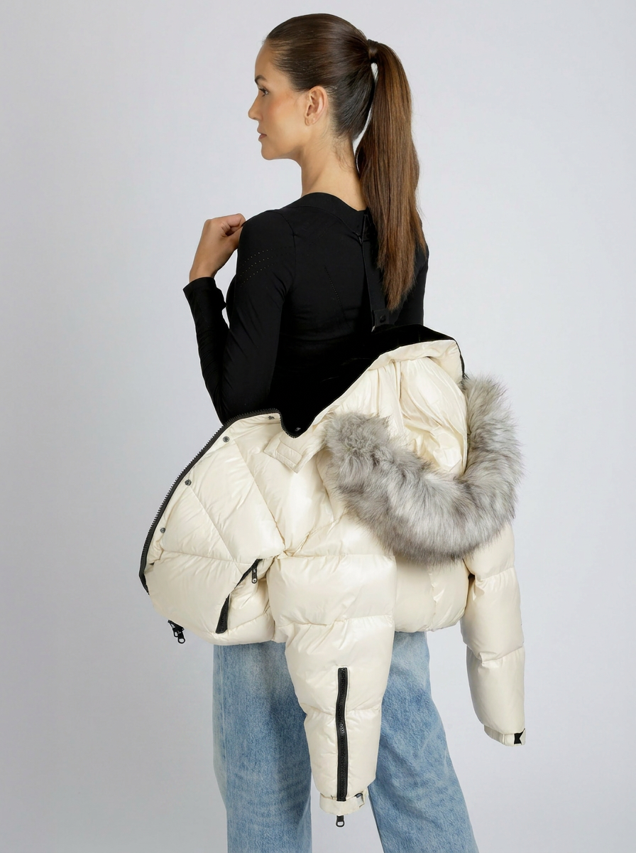 Oversized Super Blanc Puffer Down Filled Jacket