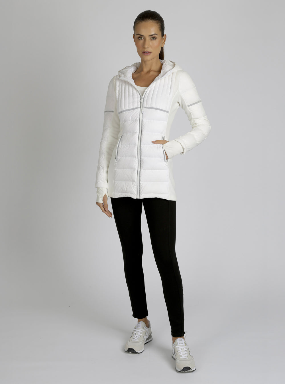 Reflective Inset Down Filled Featherweight Parka