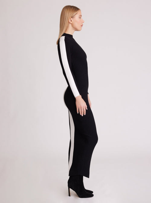 Blair Mock Neck Dress - Blanc Noir Online Store