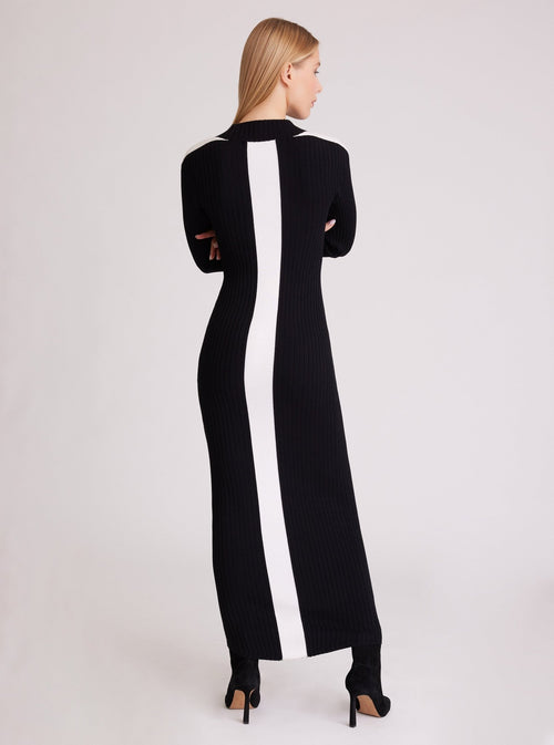 Blair Mock Neck Dress - Blanc Noir Online Store