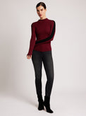 Blair Mock Neck Sweater - Blanc Noir Online Store