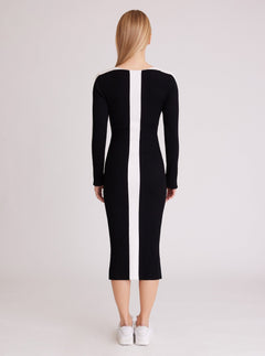Blair V Neck Sweater Dress - Blanc Noir Online Store