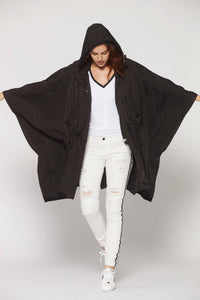 STORMIE PONCHO - FINAL SALE - Blanc Noir Online Store