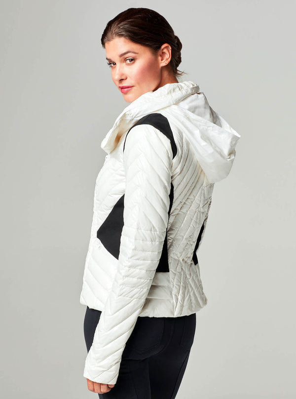 MOTION PANEL PUFFER SHINY - Final Sale - Blanc Noir Online Store