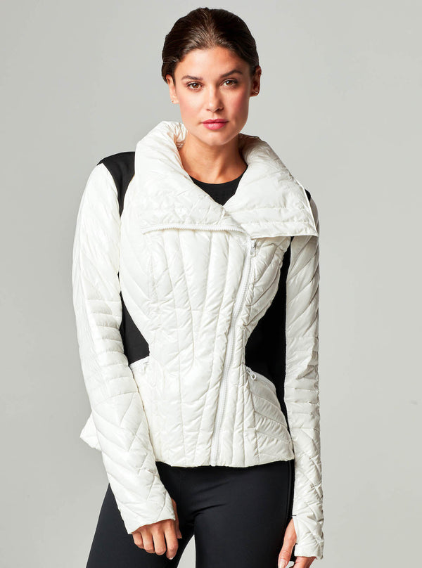 MOTION PANEL PUFFER SHINY - Final Sale - Blanc Noir Online Store