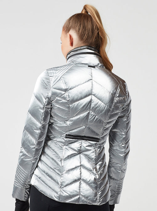 Super Hero Puffer With Reflective Trim - Blanc Noir Online Store