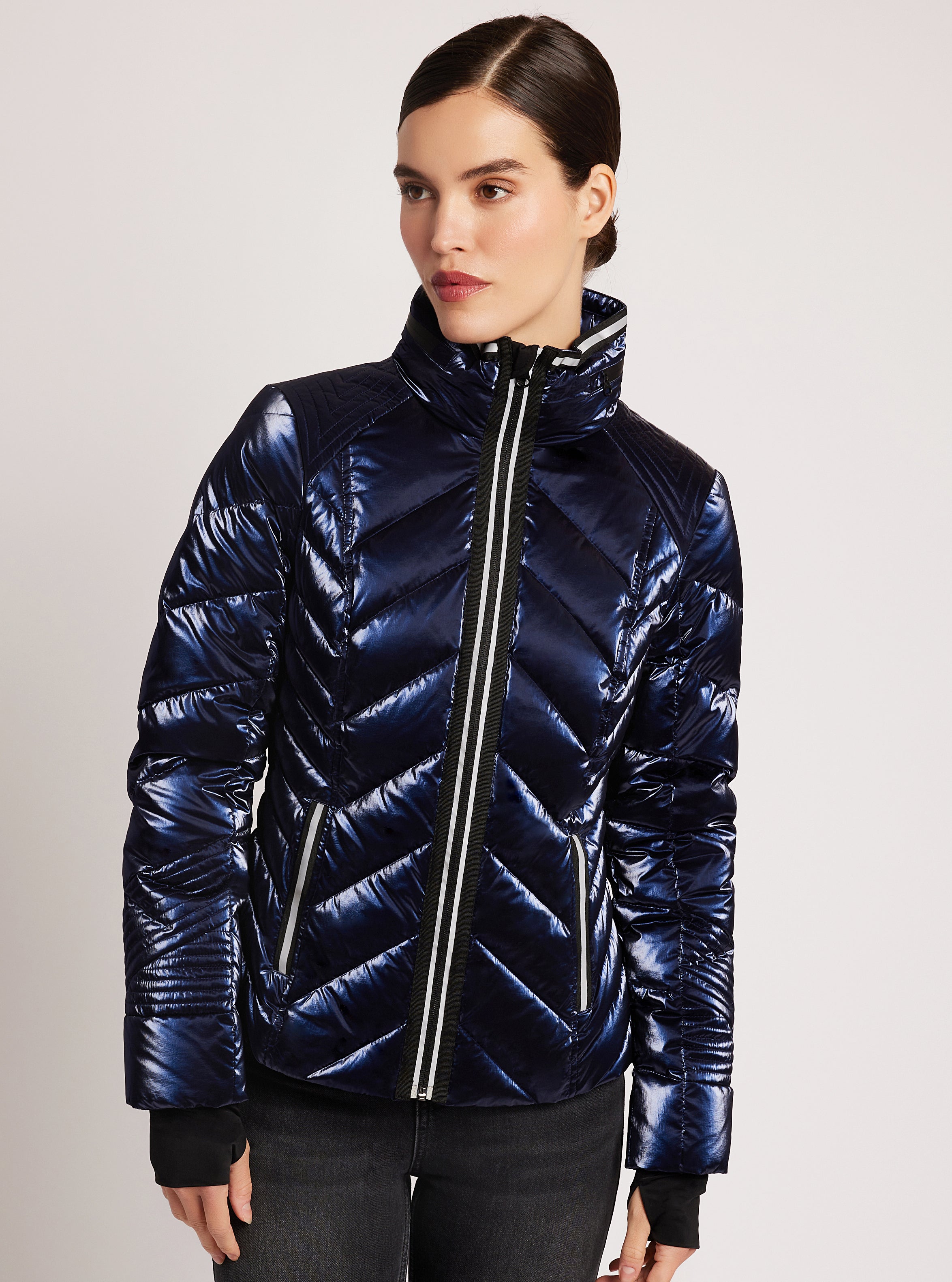 Blanc NoirF23 Super Hero Puffer with Reflective Trim
