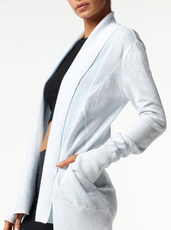 HUNTRESS DRAPE FRONT CARDIGAN - Blanc Noir Online Store