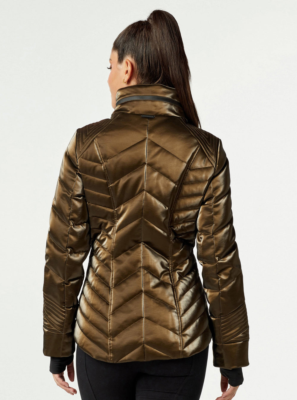 MOLTEN SILK TOUCH JACKET - Down Filled - Blanc Noir Online Store