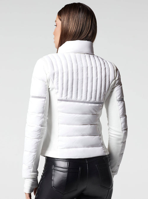 REFLECTIVE INSET FEATHER WEIGHT JACKET - Blanc Noir Online Store