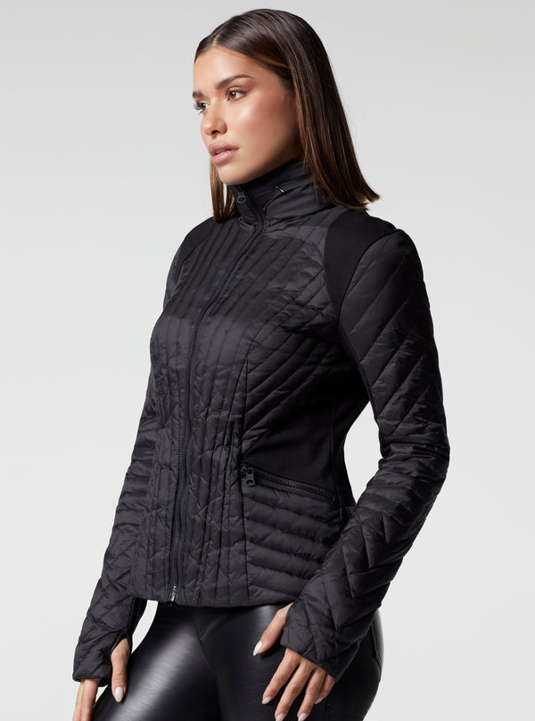 MOTION PANEL ZIP PUFFER - Blanc Noir Online Store
