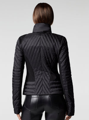 MOTION PANEL ZIP PUFFER - Blanc Noir Online Store
