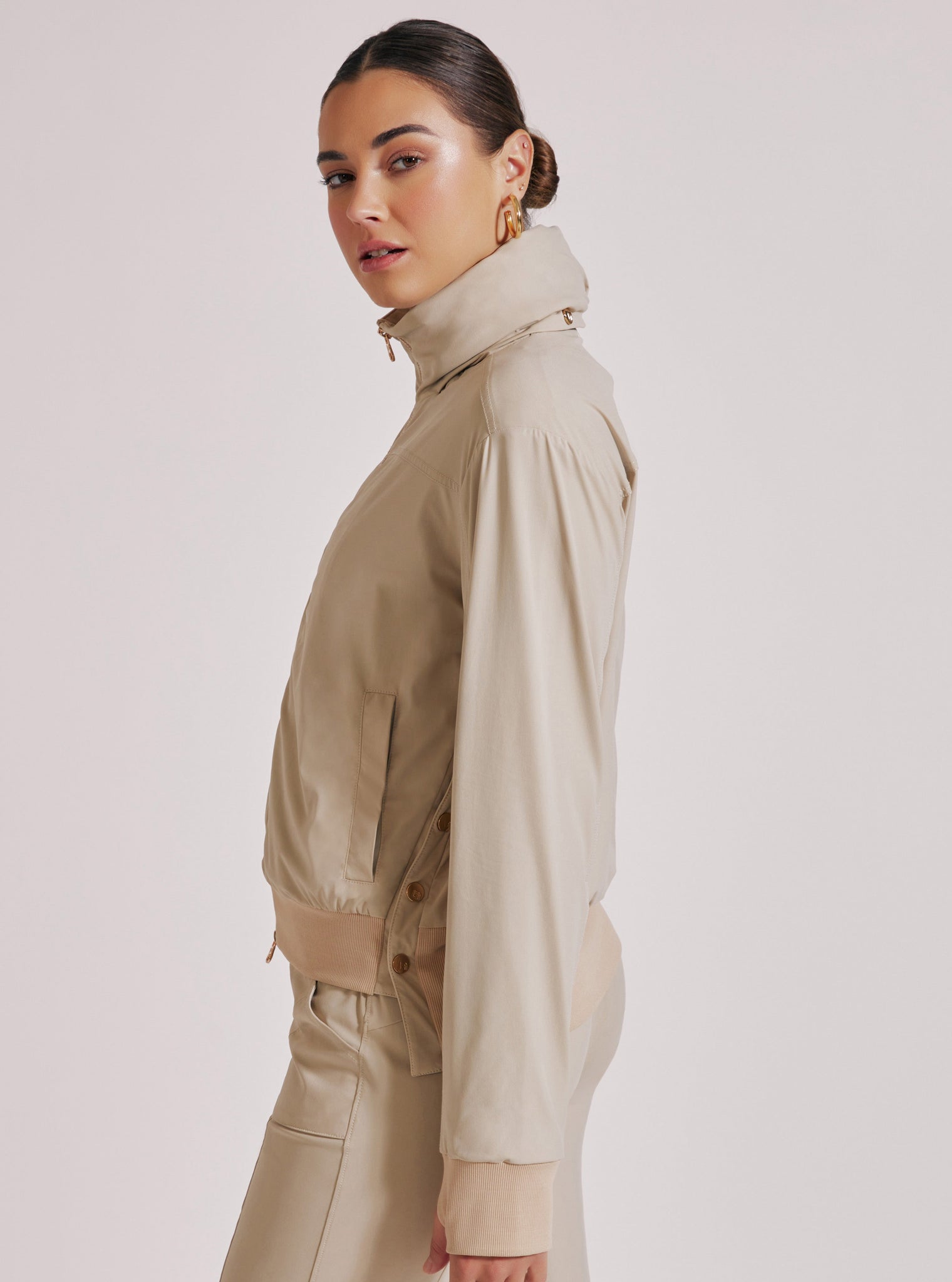 MASTERMIND BOMBER GOLD TRIMS - Blanc Noir Online Store