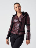 VOYAGE HOODED MOTO - Blanc Noir Online Store