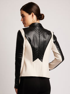 Drape Front Jacket - Blanc Noir Online Store