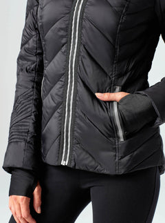 PUFFER WITH REFLECTIVE JACKET - Blanc Noir Online Store