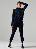 Interpol Velour Jogger - FINAL SALE - Blanc Noir Online Store