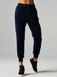 Interpol Velour Jogger - FINAL SALE - Blanc Noir Online Store