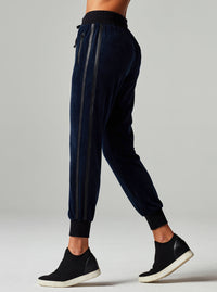 Interpol Velour Jogger - FINAL SALE - Blanc Noir Online Store