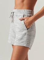 LUXE FLEECE LOUNGE SHORT - Blanc Noir Online Store