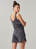 LACE UP ROMPER - FINAL SALE - Blanc Noir Online Store