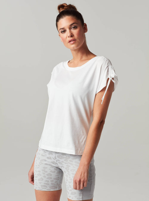 RUCHED TOP - final sale - Blanc Noir Online Store