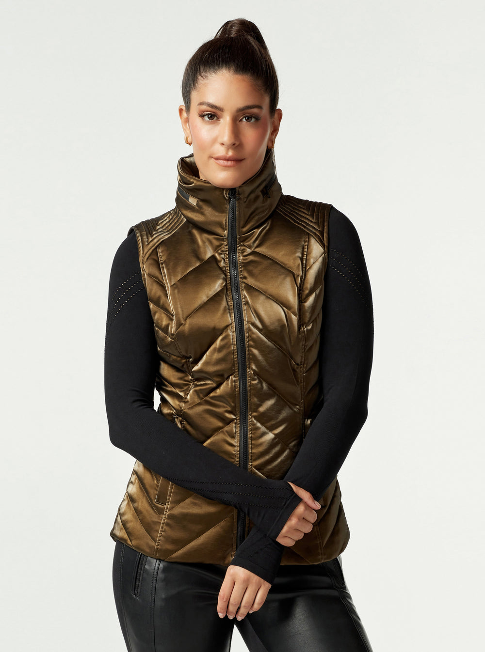 Molten Silk Touch Vest - Blanc Noir Online Store