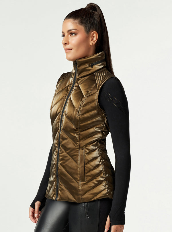 Molten Silk Touch Vest - Blanc Noir Online Store