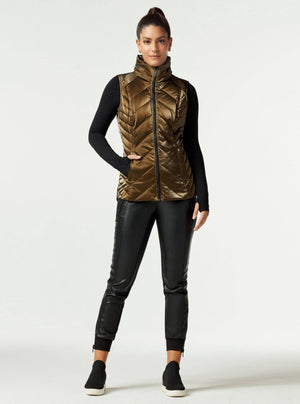 Molten Silk Touch Vest - Blanc Noir Online Store