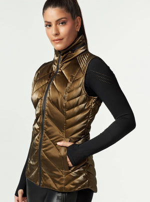 Molten Silk Touch Vest - Blanc Noir Online Store