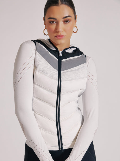 PACKABLE MOTO VEST - Blanc Noir Online Store