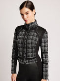 Boucle Moto Mesh Jacket - Blanc Noir Online Store
