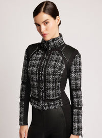 Boucle Moto Mesh Jacket - Blanc Noir Online Store