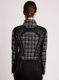 Boucle Moto Mesh Jacket - Blanc Noir Online Store