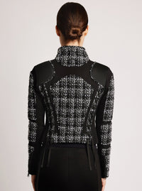 Boucle Moto Mesh Jacket - Blanc Noir Online Store