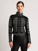 Boucle Moto Mesh Jacket - Blanc Noir Online Store