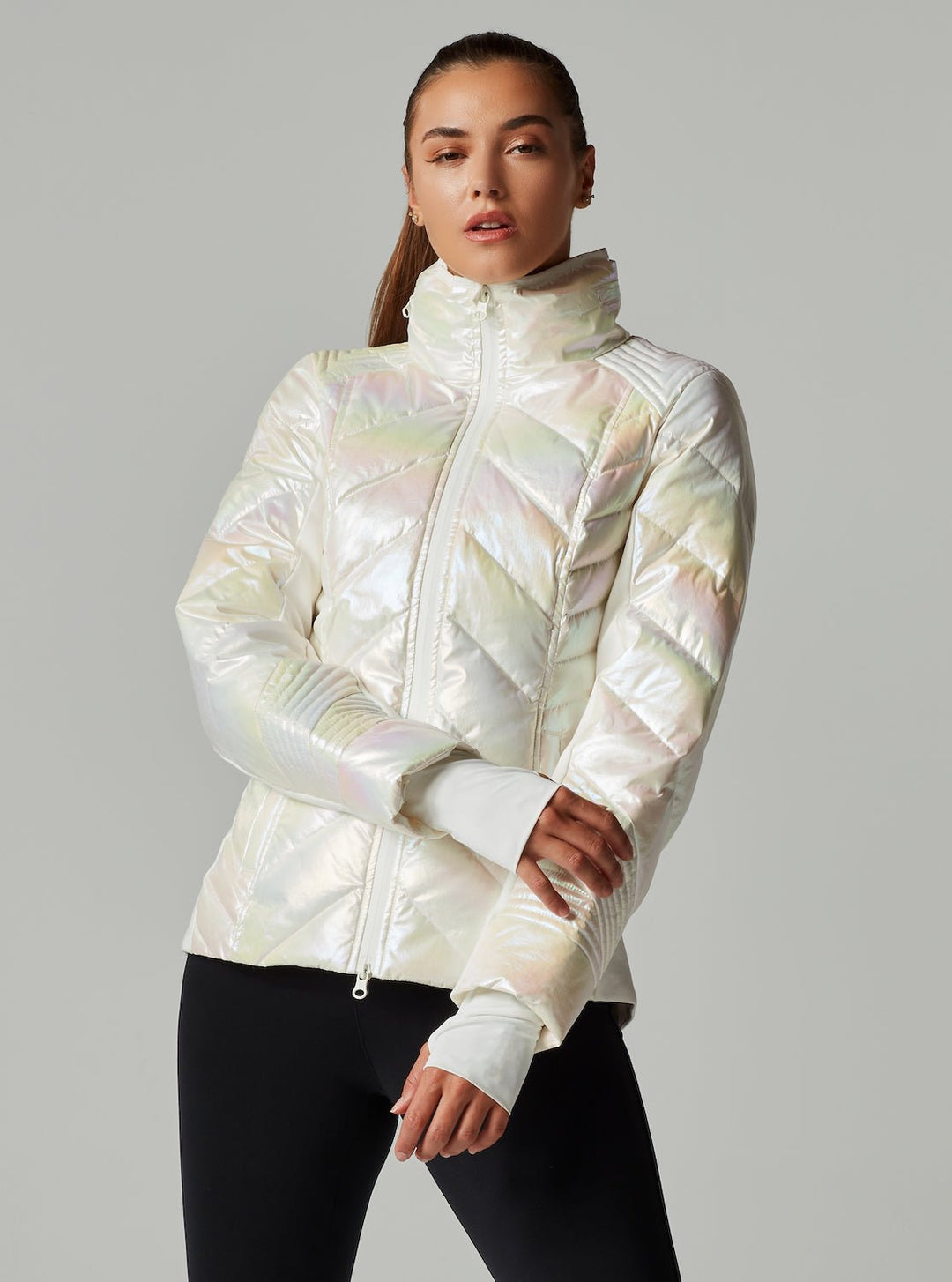 Breakthrough Puffer Jacket - Oyster - FINAL SALE - Blanc Noir Online Store
