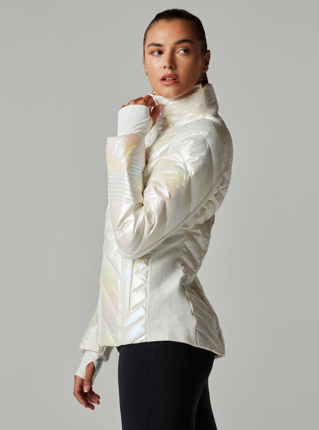 Breakthrough Puffer Jacket - Oyster - FINAL SALE - Blanc Noir Online Store