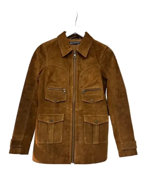 Camila Suede Jacket Brown