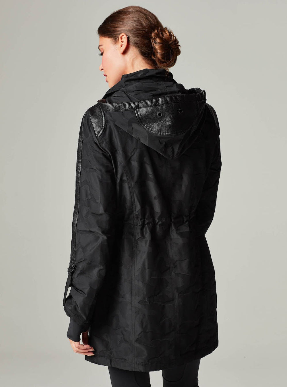Camo Anorak - Black - Blanc Noir Online Store
