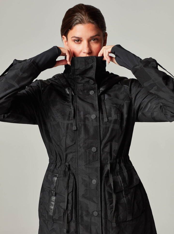 Camo Anorak - Black - Blanc Noir Online Store