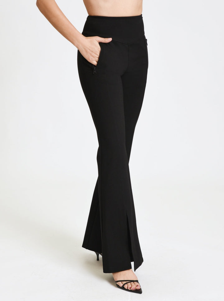 Cara Split Hem Pant - Blanc Noir Online Store