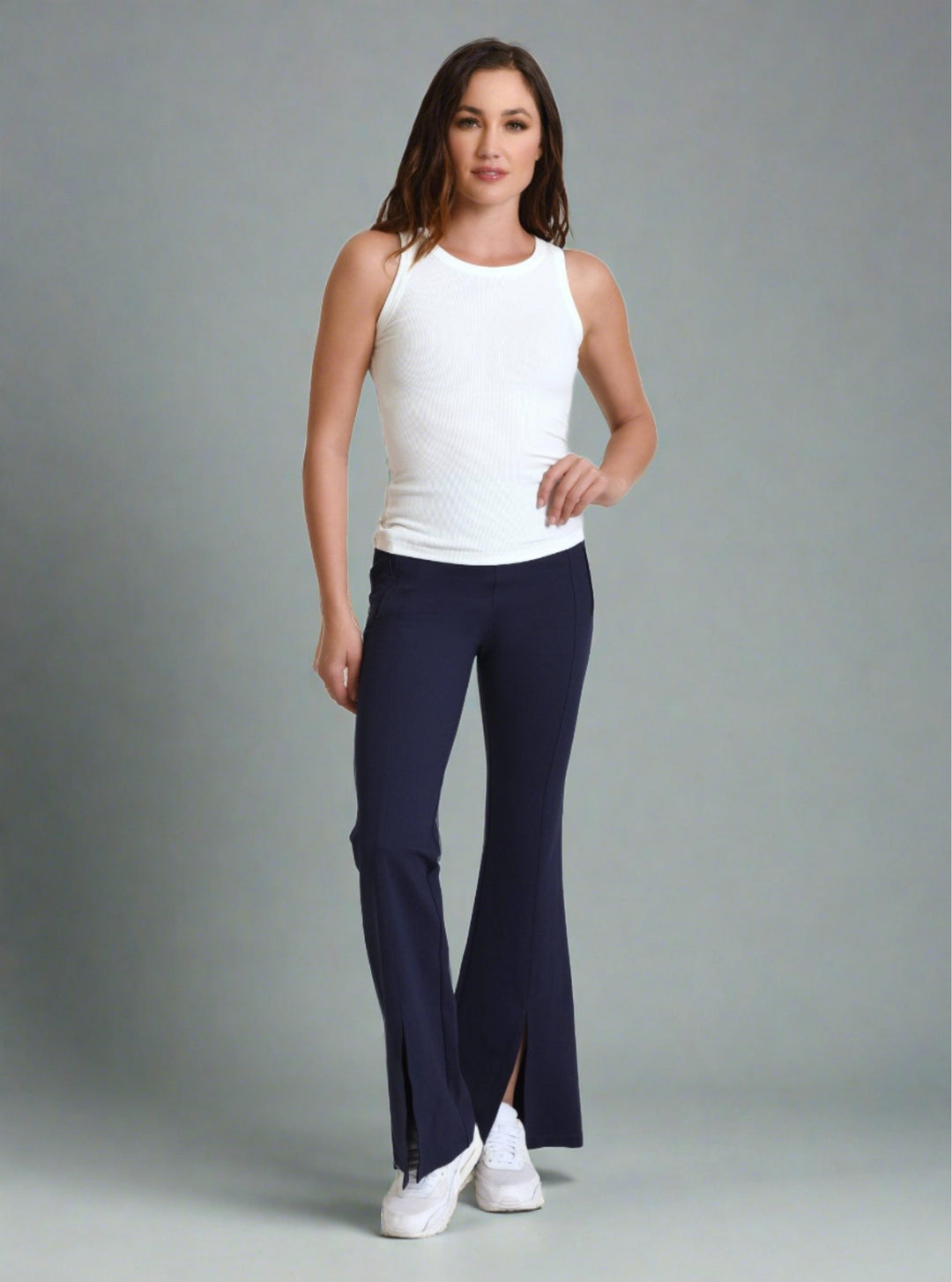 Cara Split Hem Pant - Blanc Noir Online Store