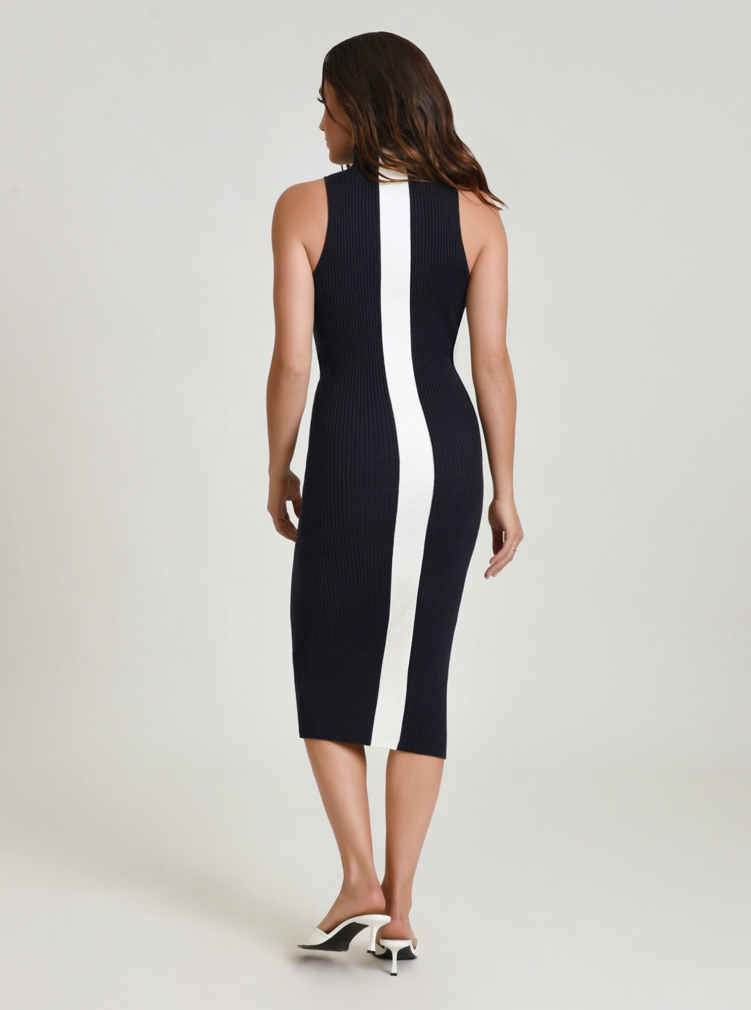 Charlotte Mock Neck Tank Dress - Blanc Noir Online Store