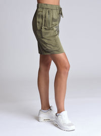 Chelsea Silk Bermuda Short - Blanc Noir Online Store
