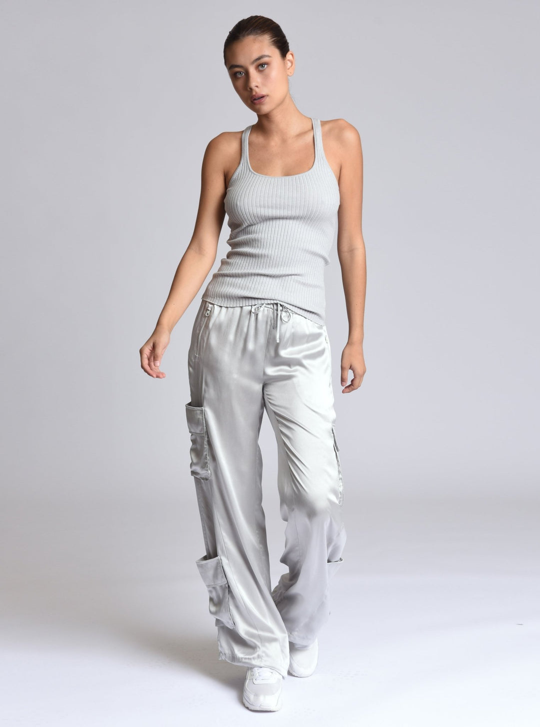 Chelsea Silk Wide Leg Pant - Blanc Noir Online Store