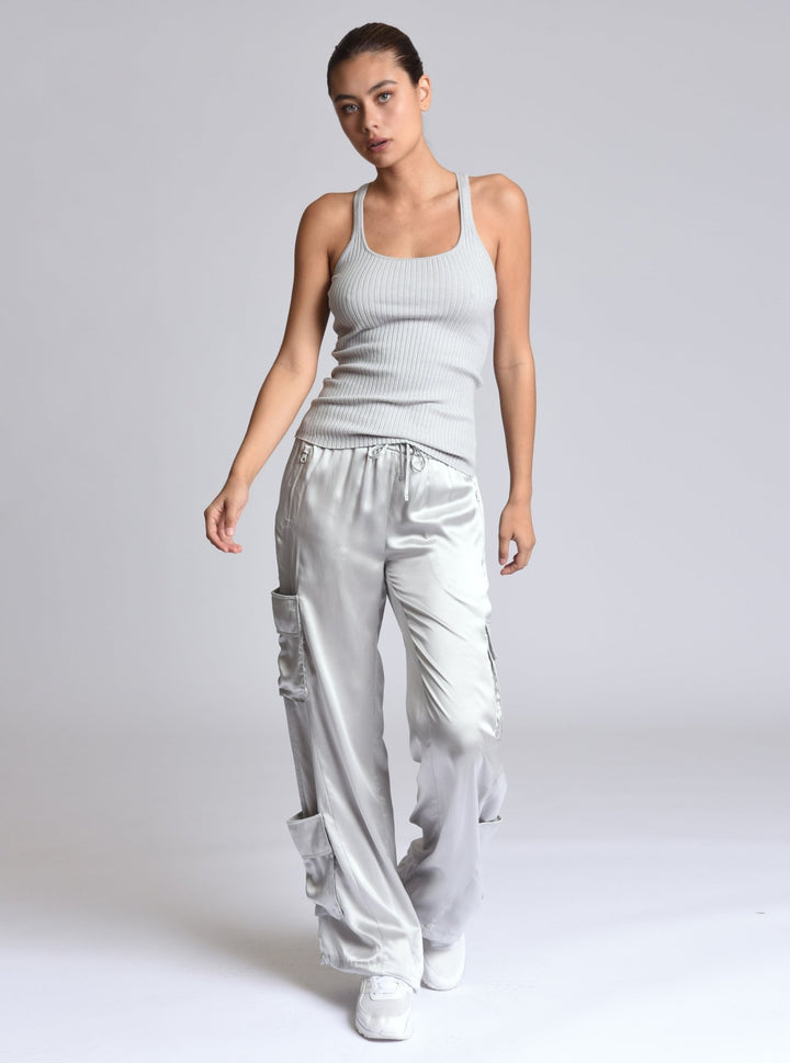 Chelsea Silk Wide Leg Pant - Blanc Noir Online Store