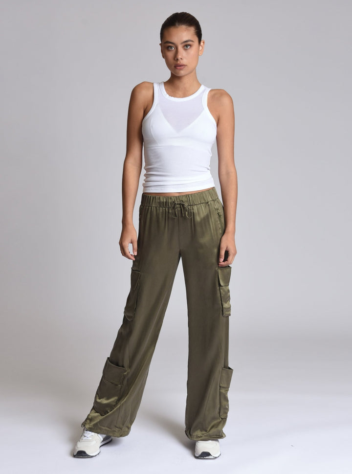 Chelsea Silk Wide Leg Pant - Blanc Noir Online Store