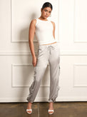 Chelsea Silk Wide Leg Pant - Blanc Noir Online Store