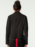 CHERIE SUEDE MOTORCYCLE JACKET FINAL SALE - Blanc Noir Online Store